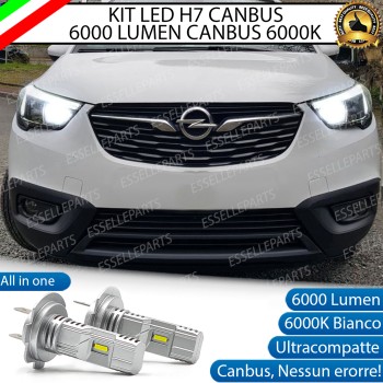 Kit Full LED Ultra Compatto H7 6000 Lumen 6000K Anabbaglianti OPEL CROSSLAND X Kit Full LED Ultra Compatto H7 6000 Lumen 6000K Anabbaglianti OPEL CROSSLAND X