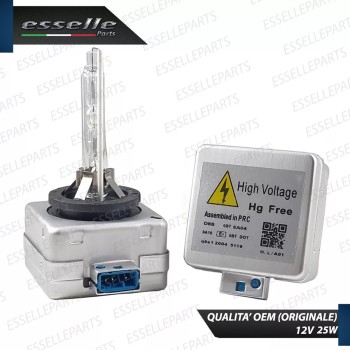 Coppia lampade D8S xenon 6000K Ricambio xenon di serie