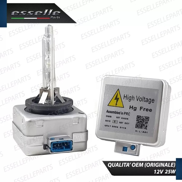 Coppia lampade ricambio D8S Xenon 6000K bianco Ghiaccio per OPEL ZAFIRA LIFE