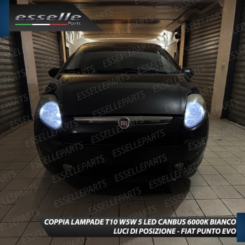 Conversione Fari Full LED 8000 LM 6000K per Fiat Punto Evo