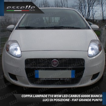 Conversione Fari Full LED Fiat Grande Punto 6000K Bianco CANBUS