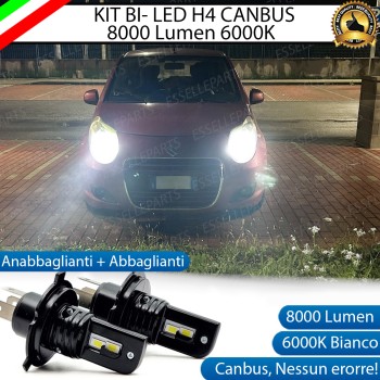 Kit Full LED H4 8000 Lumen 6000K Bianco Suzuki Alto MK7