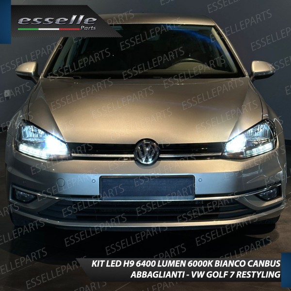 Conversione Fari Full LED H7 + H9 6000K VW GOLF MK7 canbus