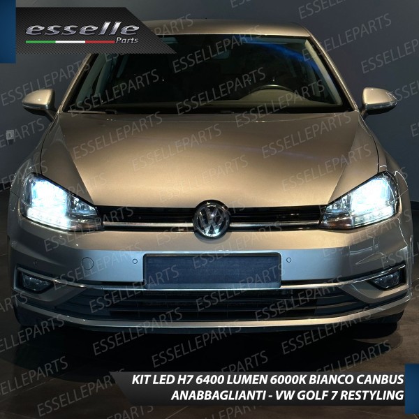 Conversione Fari Full LED H7 + H9 6000K VW GOLF MK7 canbus