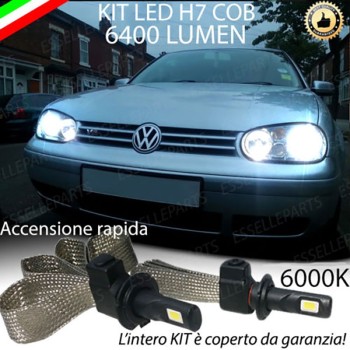 Kit Full LED H7 6400 LUMEN Anabbaglianti VW GOLF IV Kit Full LED H7 6400 LUMEN Anabbaglianti VW GOLF IV