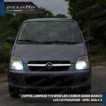 Luci posizione T10 W5W 5 LED Canbus Opel Agila A Luci posizione T10 W5W 5 LED Canbus Opel Agila A