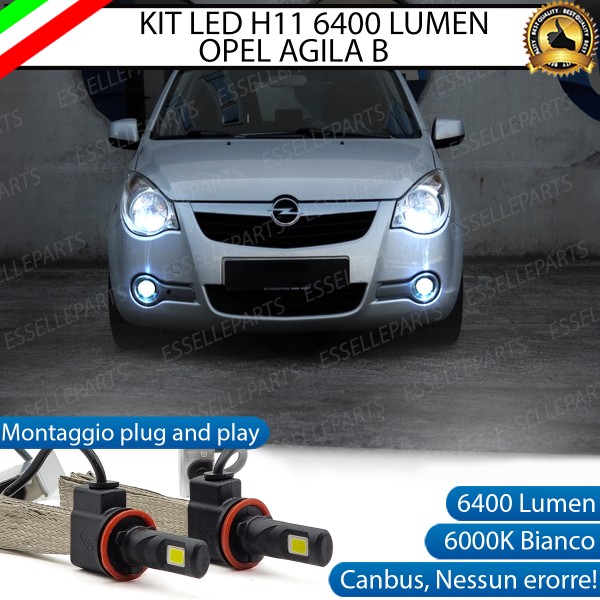 Kit Full LED Fendinebbia H11 6400 LUMEN OPEL AGILA B