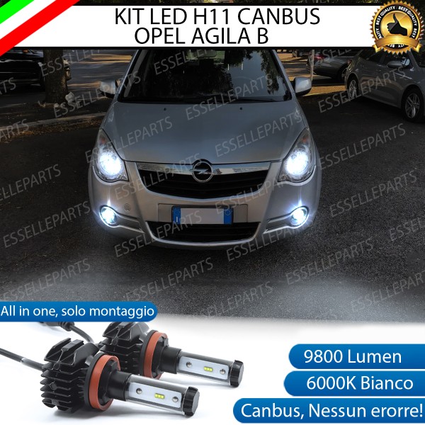 Kit Full LED H11 coppia lampade FENDINEBBIA OPEL AGILA B