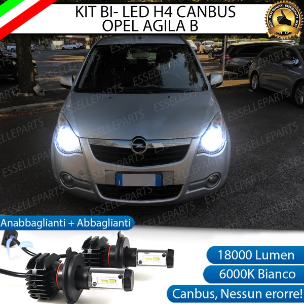 Kit Full LED H4 coppia lampade ANABBAGLIANTI/ABBAGLIANTI OPEL AGILA B