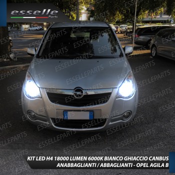 Conversione Fari Full LED Opel Agila B 6000K Canbus Conversione Fari Full LED Opel Agila B 6000K Canbus