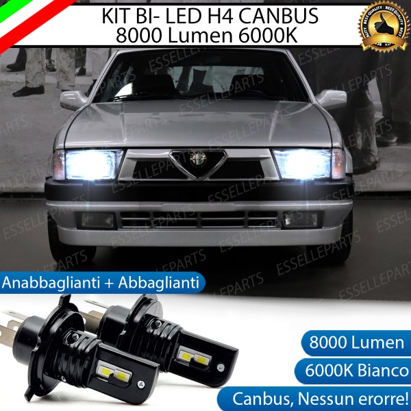 Kit Full LED H4 8000 Lumen 6000K Bianco ALFA ROMEO 75