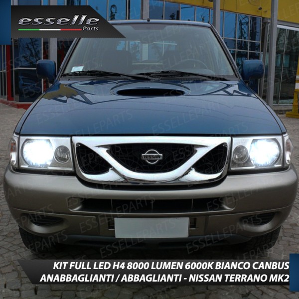 Conversione Fari Full LED 8000 Lumen 6000K NISSAN TERRANO MK2