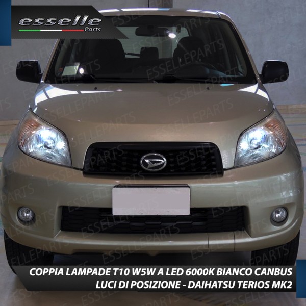 Conversione Fari Full LED 8000 Lumen 6000K DAIHATSU TERIOS MK2