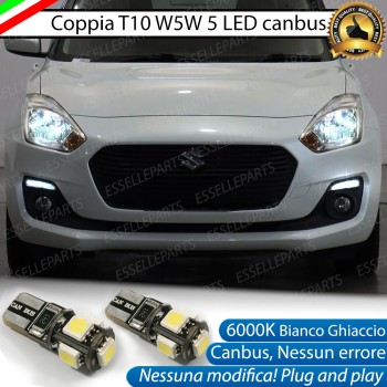 Luci posizione 5 LED Canbus per SUZUKI SWIFT MK6 Luci posizione 5 LED Canbus per SUZUKI SWIFT MK6