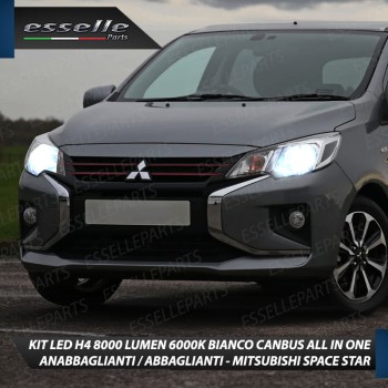 Kit Full LED H4 Per Mitsubishi Space Star MK2 dal 2019 8000 Lumen Luce Bianca Kit Full LED H4 Per Mitsubishi Space Star MK2 dal 2019 8000 Lumen Luce Bianca