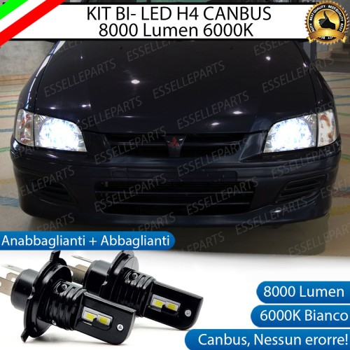 Kit Full LED H4 8000 Lumen 6000K Bianco per MITSUBISHI SPACE STAR MK1