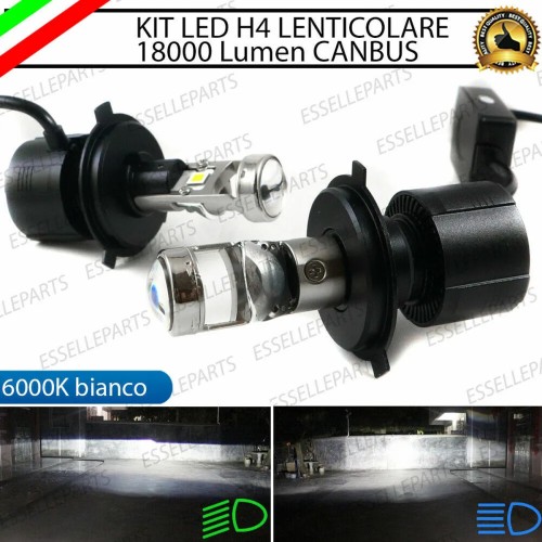 Kit Full LED H4 BI-LED conversione in faro lenticolare per Mitsubishi Space Star MK2 Restyling 2016