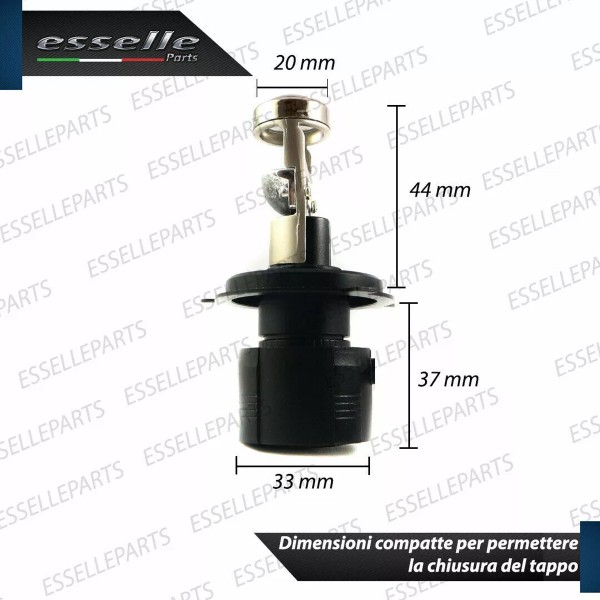 Kit Full LED H4 BI-LED conversione in faro lenticolare per Abarth Grande Punto