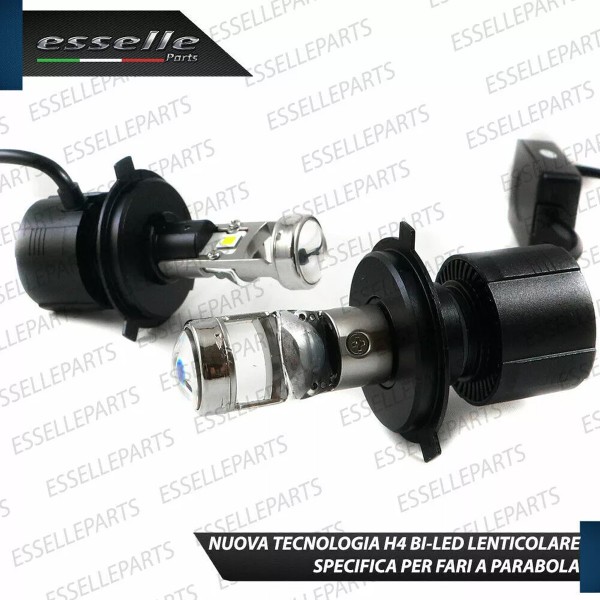 Kit Full LED H4 BI-LED conversione in faro lenticolare per Abarth Grande Punto