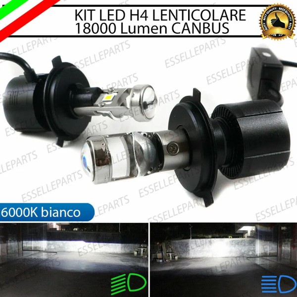 Kit Full LED H4 conversione in faro lenticolare Mitsubishi L200 MK3