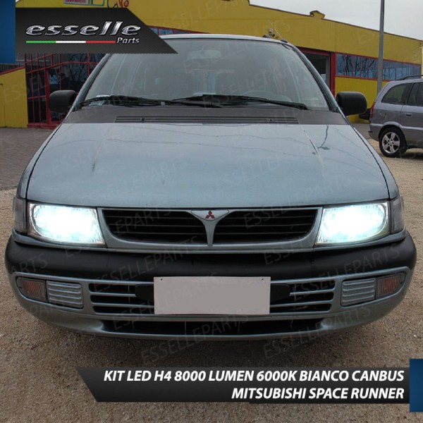 Kit Full LED H4 8000 Lumen 6000K Bianco MITSUBISHI SPACE RUNNER