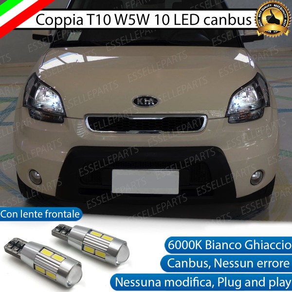 Luci posizione T10 W5W 10 LED Canbus Kia Soul