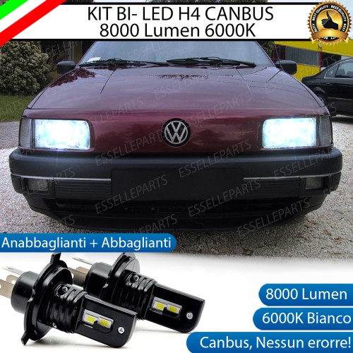 Kit Full LED H4 8000 Lumen 6000K Bianco per VW PASSAT B3