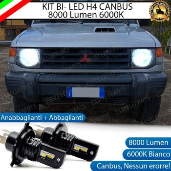 Kit Full LED H4 8000 Lumen 6000K Bianco per MITSUBISHI PAJERO MK2 Kit Full LED H4 8000 Lumen 6000K Bianco per MITSUBISHI PAJERO MK2