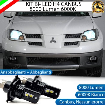 Kit Full LED H4 8000 Lumen 6000K Bianco per MITSUBISHI OUTLANDER MK1 Kit Full LED H4 8000 Lumen 6000K Bianco per MITSUBISHI OUTLANDER MK1