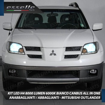 Kit Full LED H4 8000 Lumen 6000K Bianco per MITSUBISHI OUTLANDER MK1 Kit Full LED H4 8000 Lumen 6000K Bianco per MITSUBISHI OUTLANDER MK1