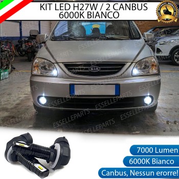 Kit Full LED H27/2 7000 Lumen Fendinebbia KIA CARENS 2