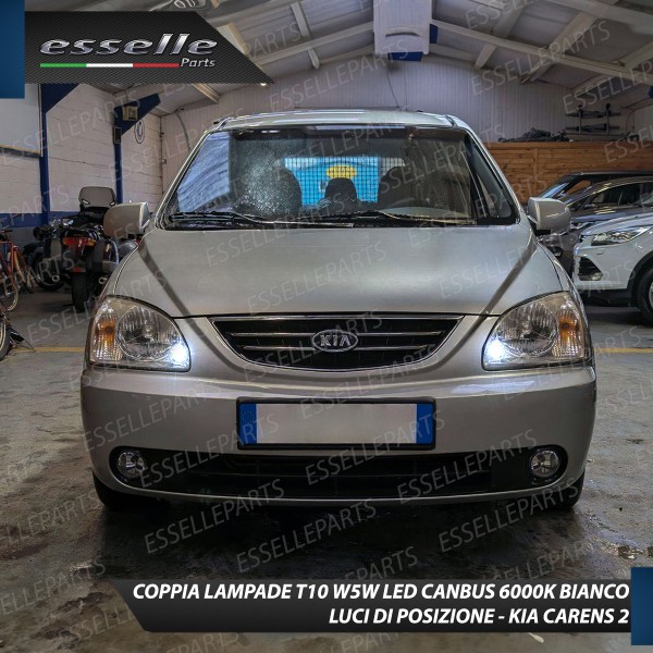 Luci posizione T10 W5W 5 LED Canbus Kia Carens 2