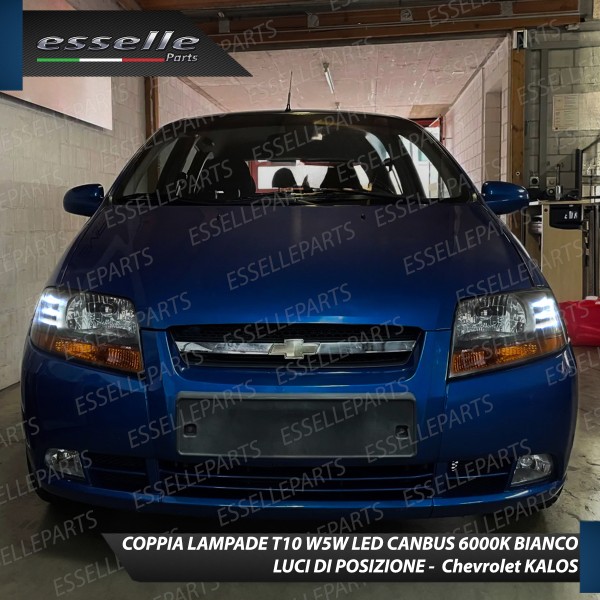 Conversione Fari Full LED 8000 Lumen 6000K Bianco Chevrolet Kalos