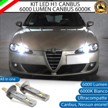 Kit Full LED coppia H1 - ULTRA COMPATTA - 6000 LUMEN abbaglianti per ALFA ROMEO 147 RESTYLING Kit Full LED coppia H1 - ULTRA COMPATTA - 6000 LUMEN abbaglianti per ALFA ROMEO 147 RESTYLING