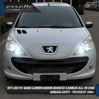 Kit Full LED coppia H1 - ULTRA COMPATTA - 6000 LUMEN abbaglianti per PEUGEOT 206+ Kit Full LED coppia H1 - ULTRA COMPATTA - 6000 LUMEN abbaglianti per PEUGEOT 206+
