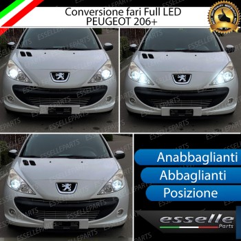 Conversione Fari Full LED per PEUGEOT 206+ Conversione Fari Full LED per PEUGEOT 206+
