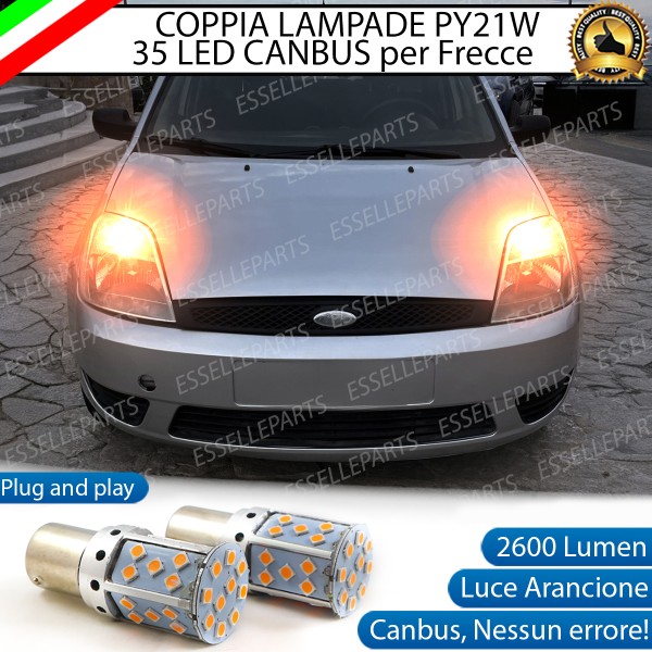 Coppia Frecce Anteriori PY21W 35 LED Canbus Ford Fiesta MK5