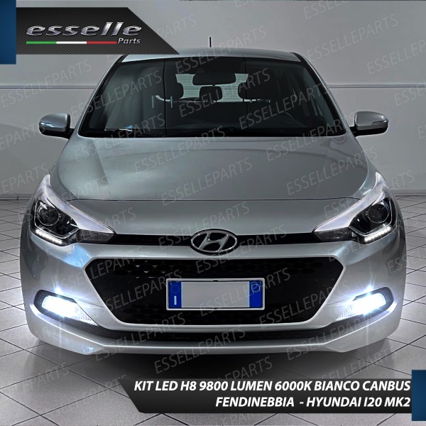 Kit Full Led 6000k canbus HYUNDAI I20 II H8 Fendinebbia No Error