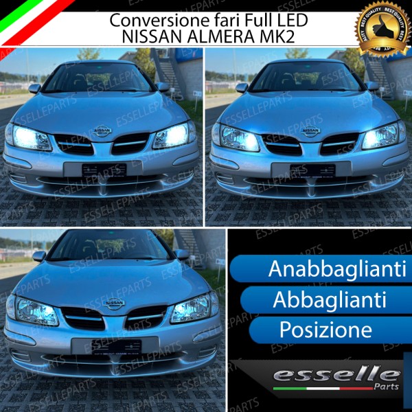 Conversione Fari Full LED per NISSAN ALMERA MK2 FINO AL 2002