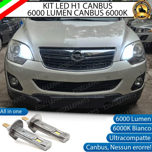 Kit Full LED coppia H1 - ULTRA COMPATTA - 6000 LUMEN abbaglianti per OPEL ANTARA