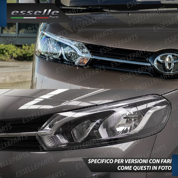 Coppia Luci Posizione Diurne DRL 15 LED BAY15D TOYOTA PROACE VERSO
