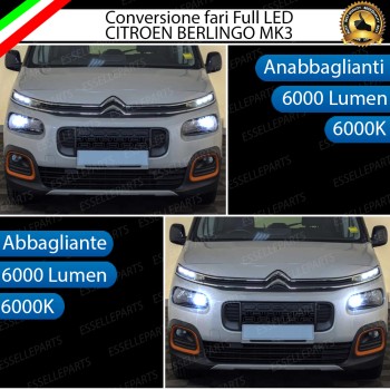 Conversione Fari Full LED per CITROEN BERLINGO MK3