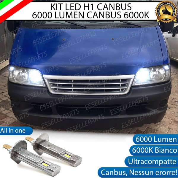Kit Full LED coppia H1 Ultracompatte 6000 LUMEN abbaglianti per PEUGEOT BOXER