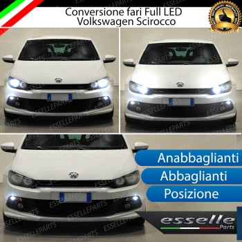 Conversione Fari Full LED VW Scirocco Pre-Restyling 6000K Canbus