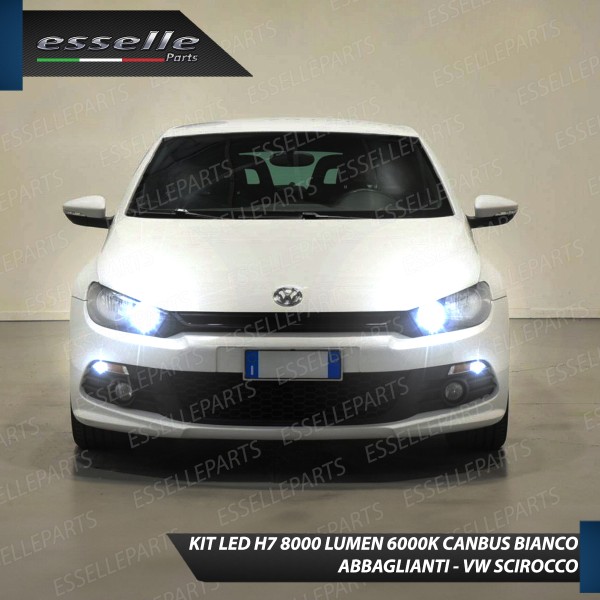 Conversione Fari Full LED VW Scirocco Pre-Restyling 6000K Canbus