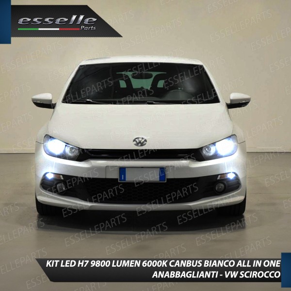 Conversione Fari Full LED VW Scirocco Pre-Restyling 6000K Canbus