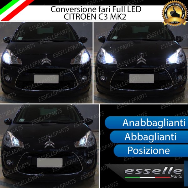 Conversione Fari Full LED per CITROEN C3 MK2