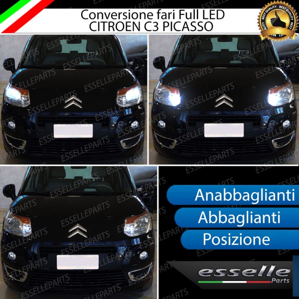 Conversione Fari Full LED per CITROEN C3 PICASSO