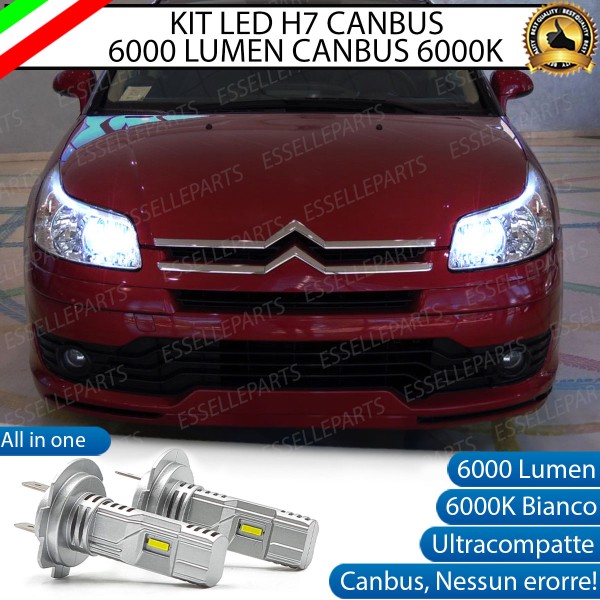 Kit Full LED Coppia H7 Ultra Compatta 6000 Lumen CITROEN C4