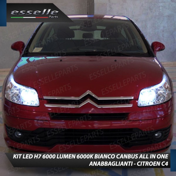 Kit Full Led conversione fari per CITROEN C4 6000K CANBUS